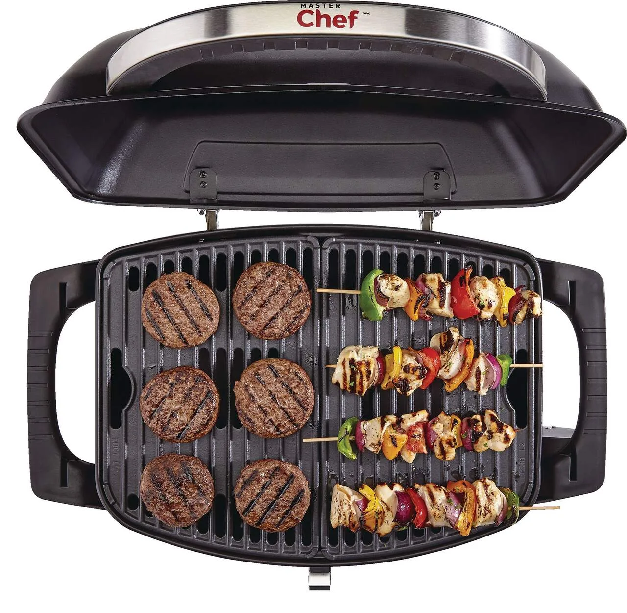 *NEW* MASTER Chef Portable Electric Barbecue 1800W BBQ image indicator(2)