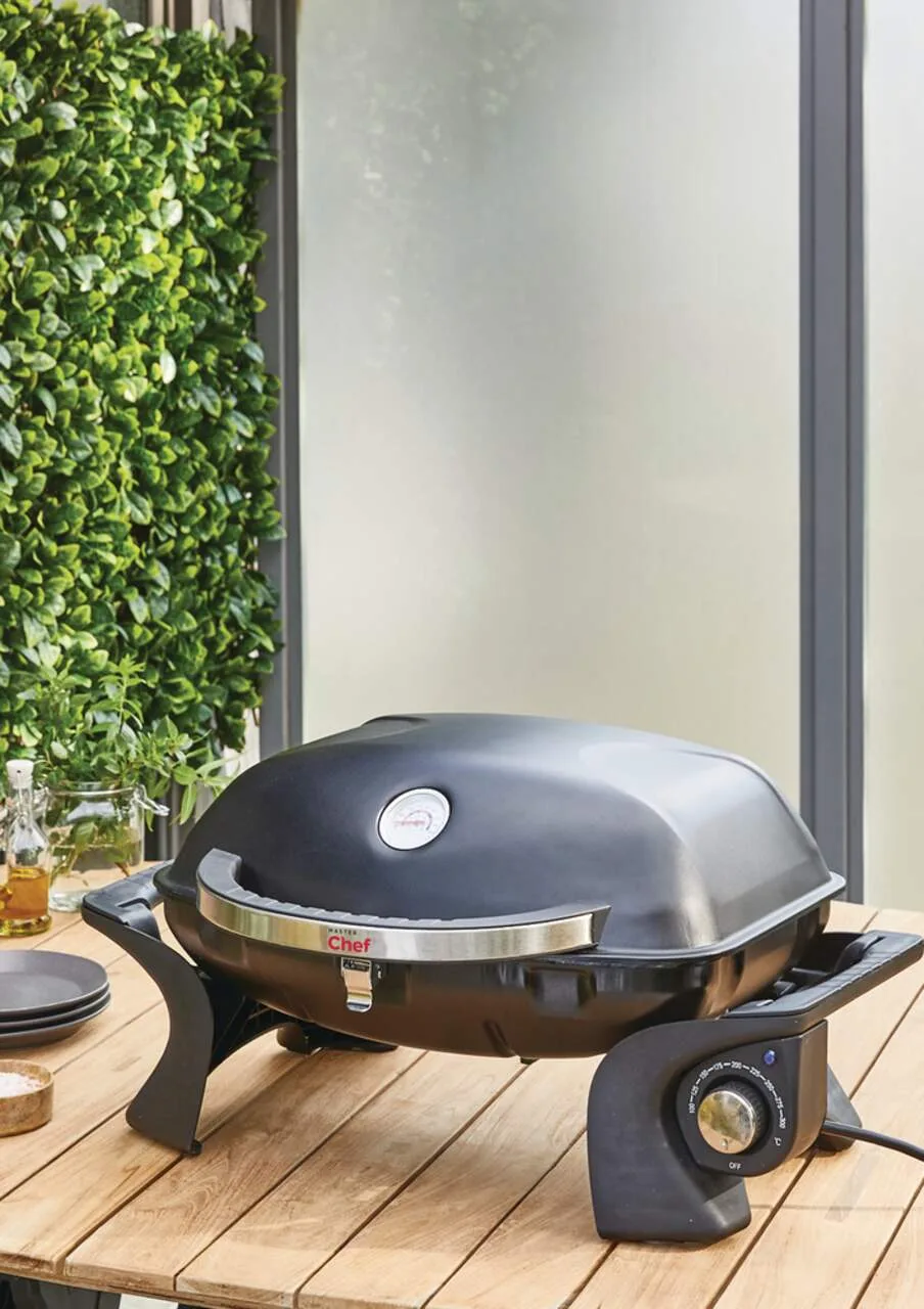 *NEW* MASTER Chef Portable Electric Barbecue 1800W BBQ image indicator(4)