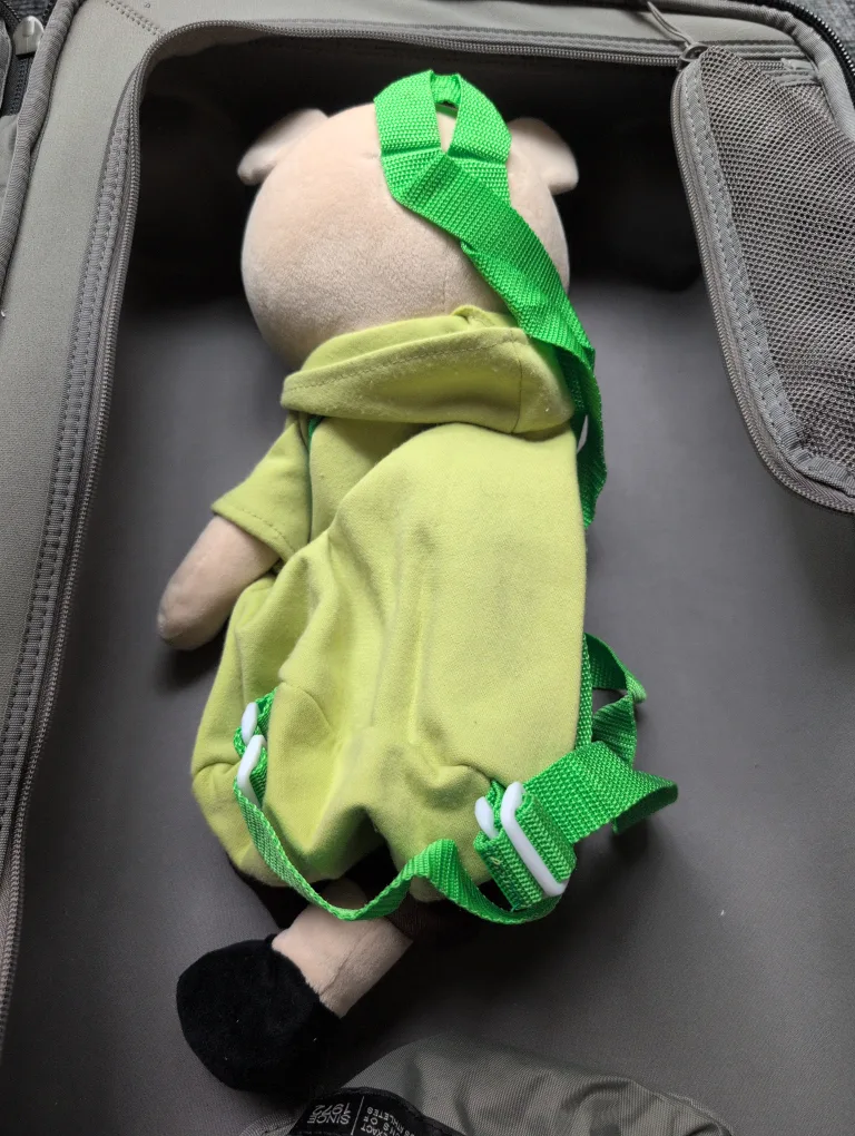 Metoo Bear Plush Backpack image indicator(3)