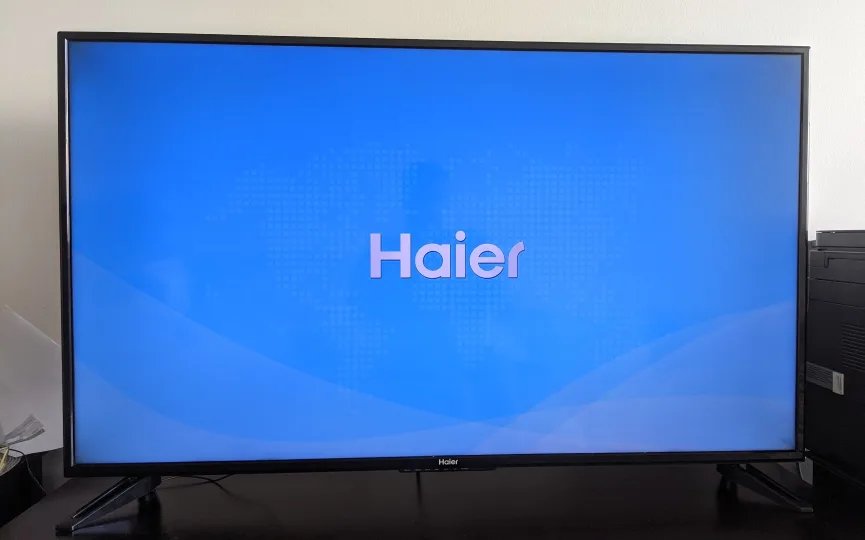 Haier 49 inch 4K UHD Ultra HD 2160p Flat LED TV with Remote thumbnail