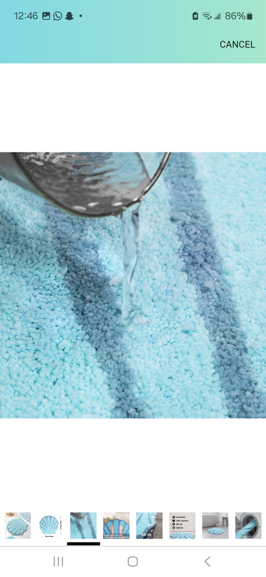 Seashell Shaped Bath Mats - photo 3