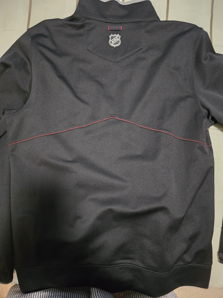 Reebok Calgary Flames Center Ice Track Jacket - M - photo 3
