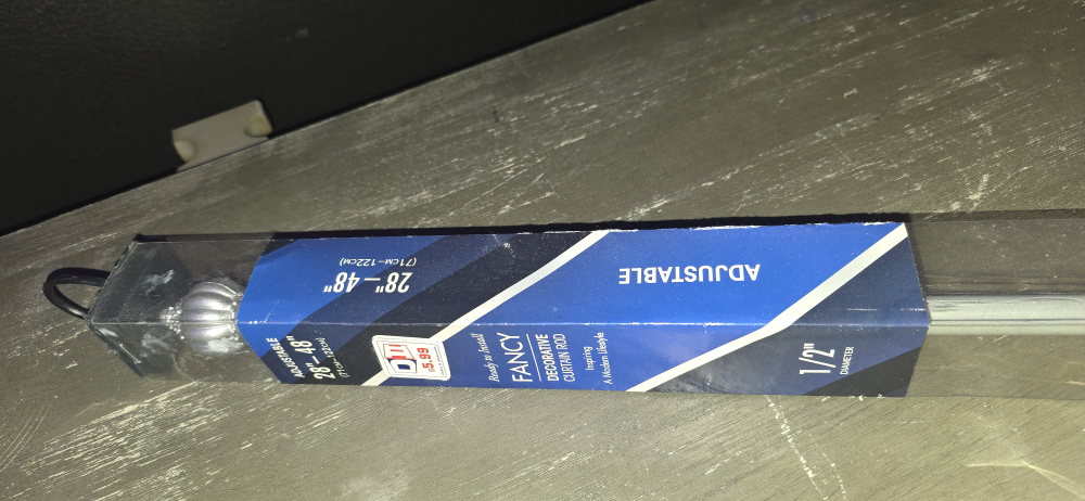 🧡 Adjustable Curtain Rod 28-48" - photo 4