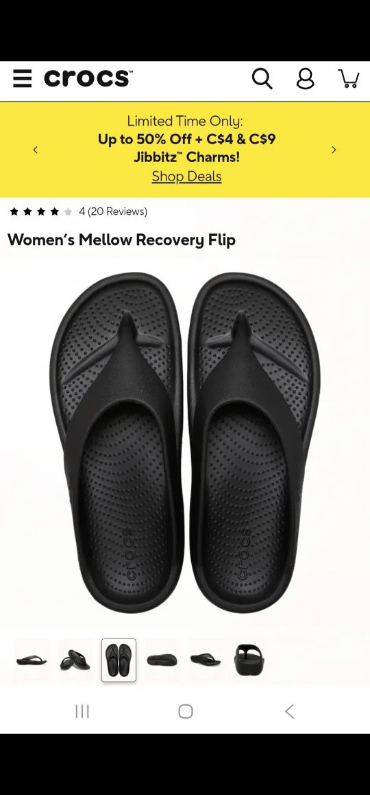 CROCS Mellow Recovery Flip (BNWT) image indicator(2)