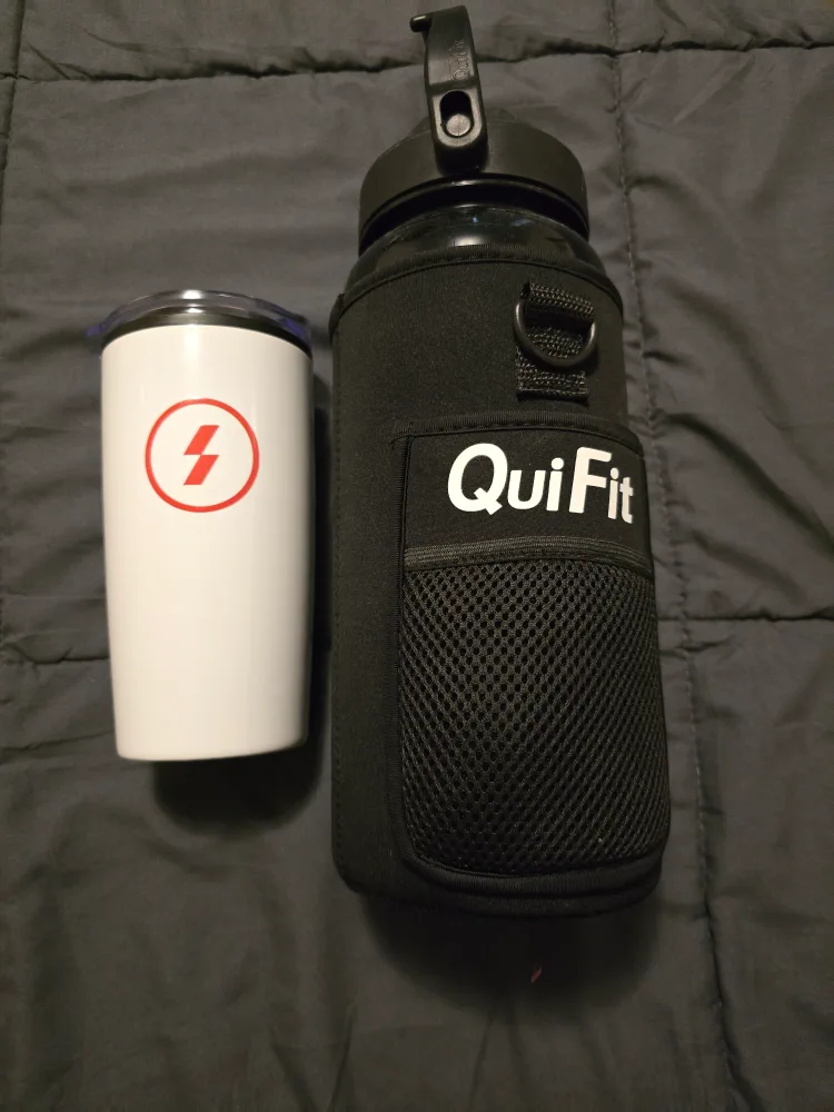 QuiFit Water Bottle with Sleeve & Tumbler thumbnail