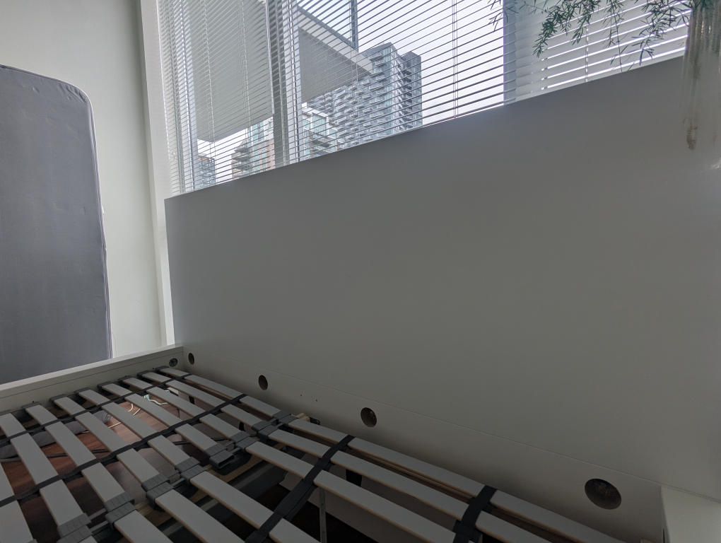 White Bed Frame from IKEA. Malm Queen - photo 4