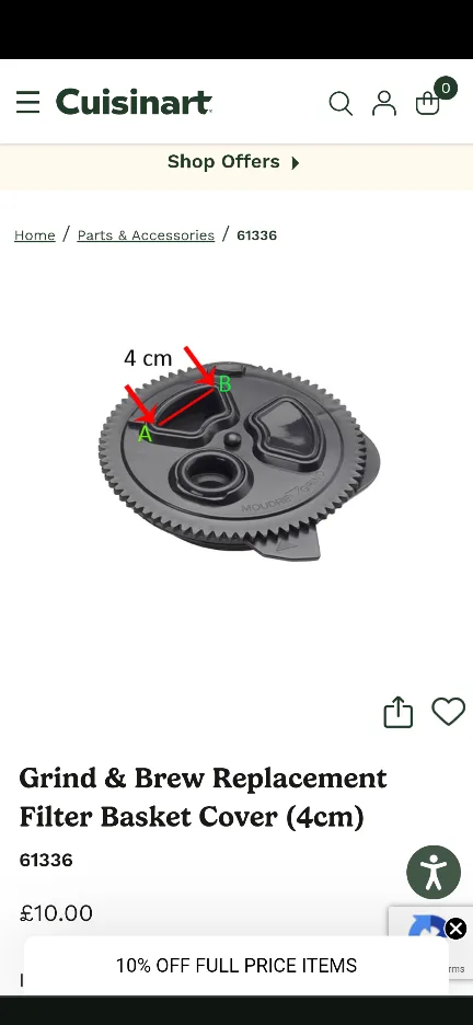 Cuisinart Grind & Brew Automatic Coffee Maker image indicator(9)