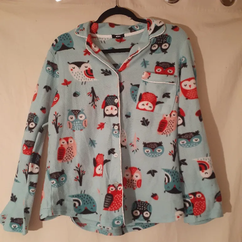 Ardene Owl Pajama Top - Size L thumbnail