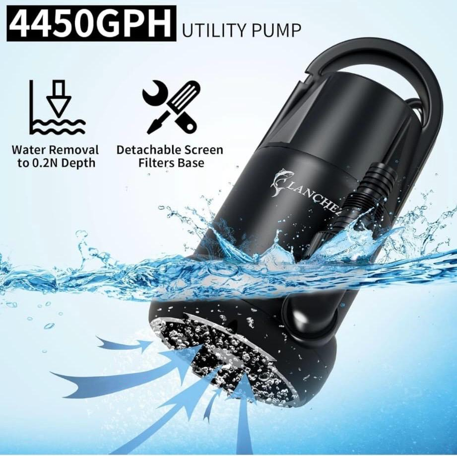 Lanchez 3/4 HP Submersible Sump Pump - photo 3