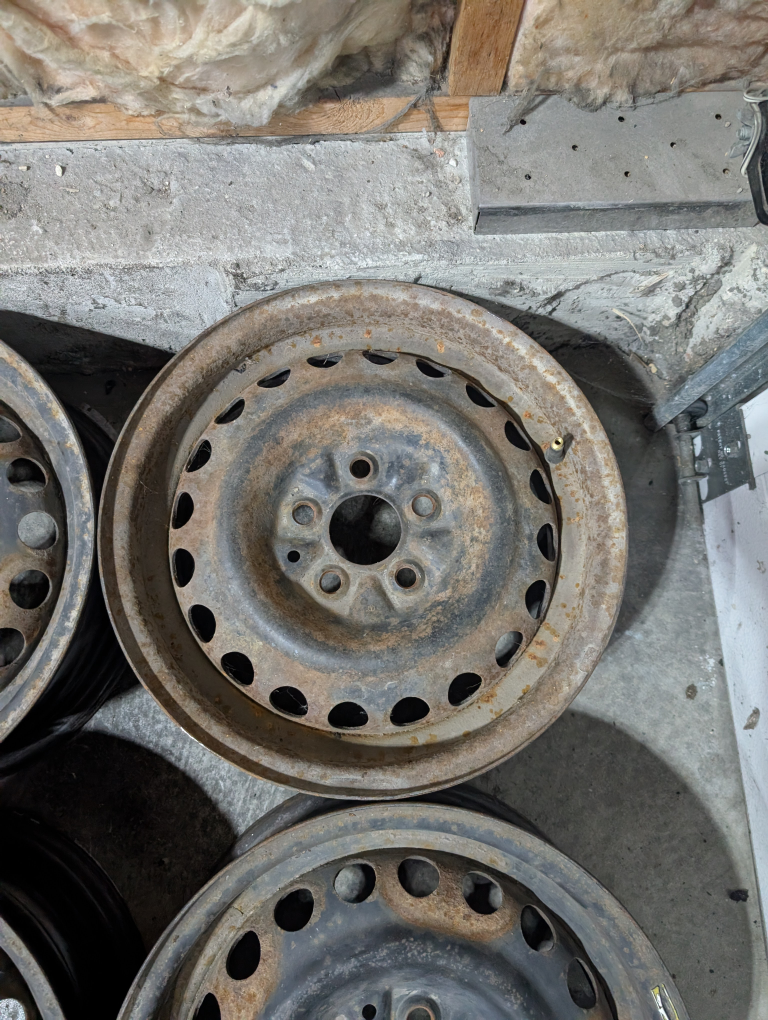 (4)-14 Inch 5x100 Steel Rims - photo 5
