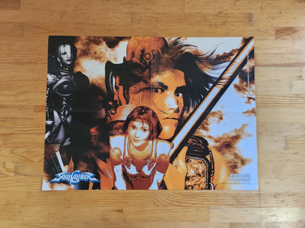 Vintage 90's Pokemon & Soul Calibur EGM Posters image indicator(2)