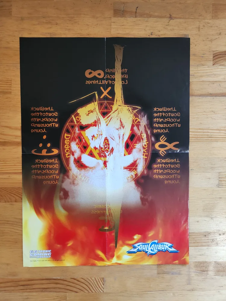 Vintage 90's Pokemon & Soul Calibur EGM Posters image indicator(3)