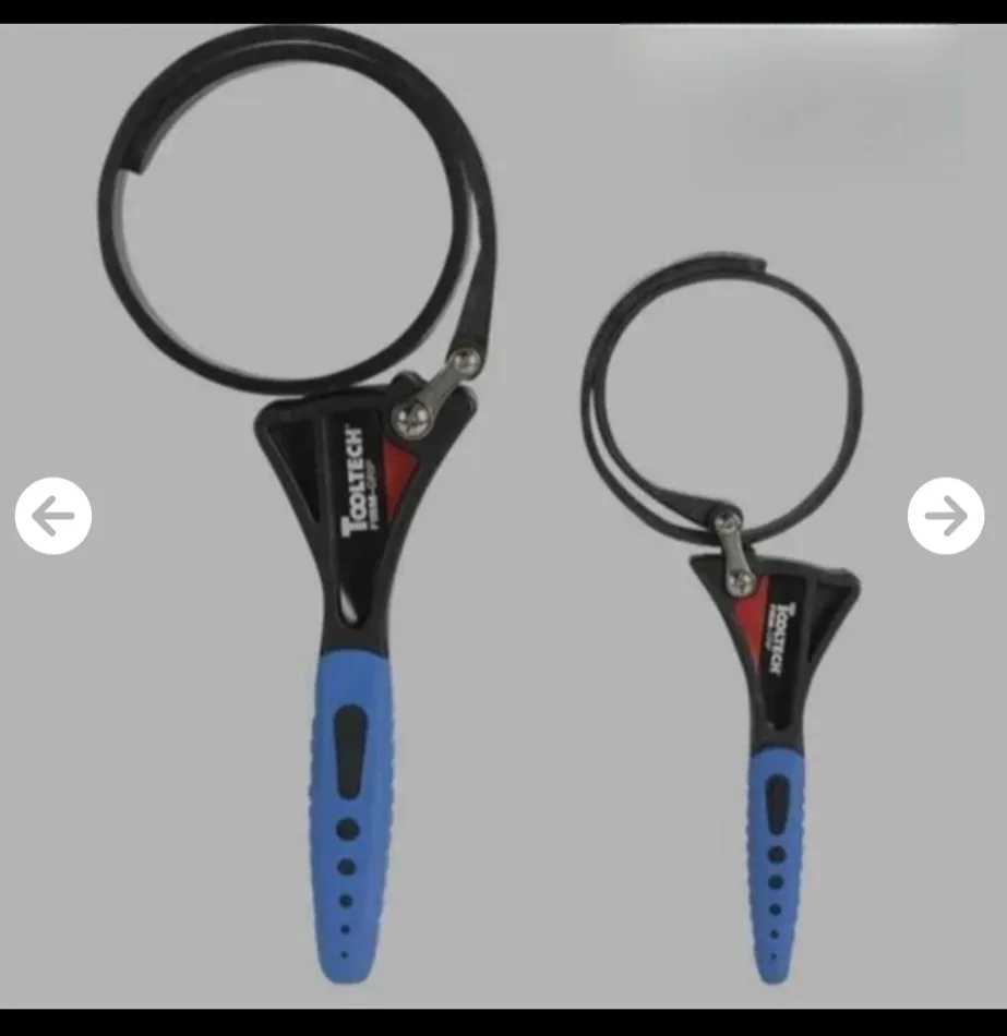 New TOOLTECH FIRM GRIP Strap Wrench - Set of 2 thumbnail