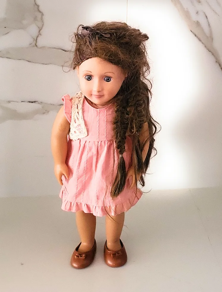 Our Generation Doll with Pink Dress image indicator(2)