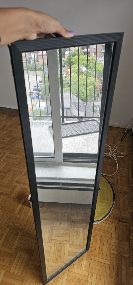 Black Framed Mirror