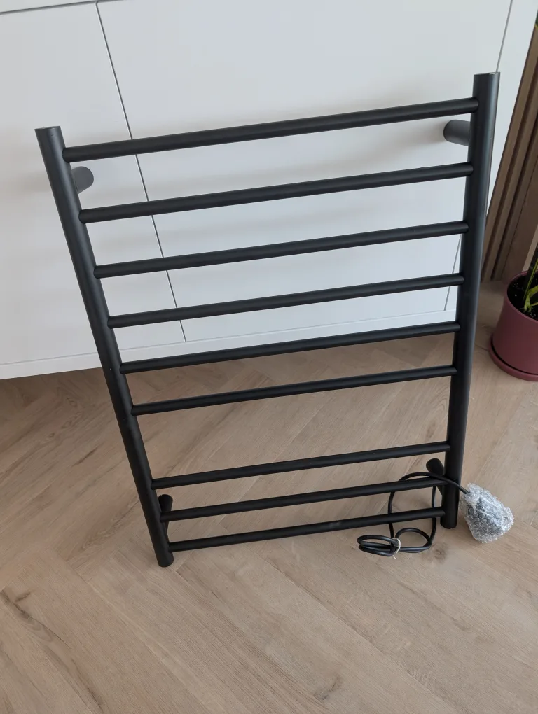 Black Heated Towel Rack thumbnail