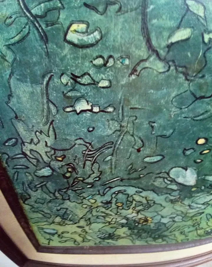 🧡Vintage CELTIC Framed Print - Woman with Harp image indicator(3)