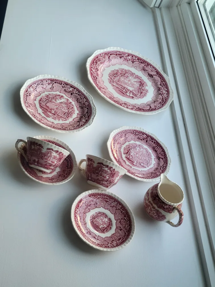 Vintage Masons Vista Red Ironstone China image indicator(9)