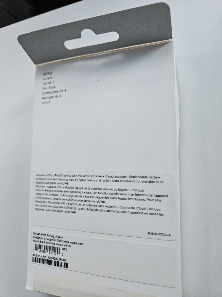 New Apple AirTag 4 Pack - Never Opened! - photo 3
