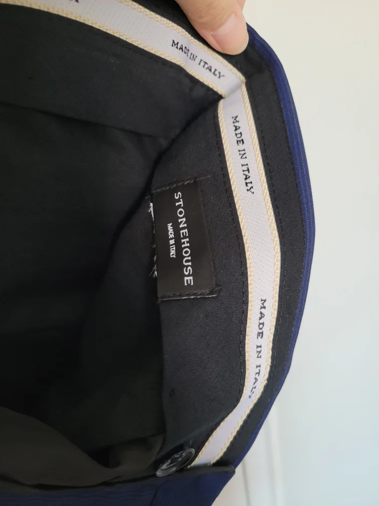 Stonehouse Men's Navy Blue Suit Jacket and Trouser image indicator(6)