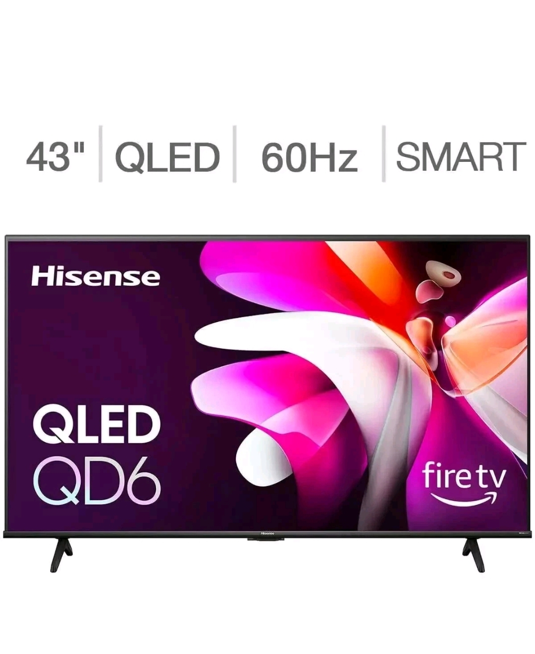 Hisense 43 Class - QD6 Series - 4K UHD QLED LCD TV