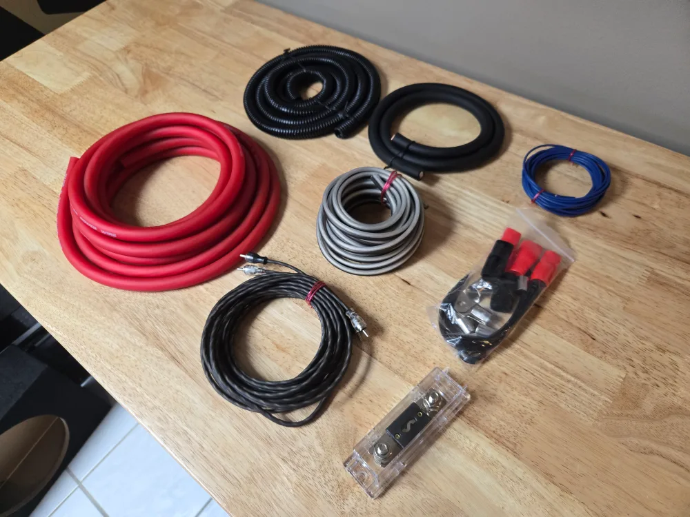 Brand New 0 gauge car amplifier wiring kit CCA 7500 watts image indicator(3)