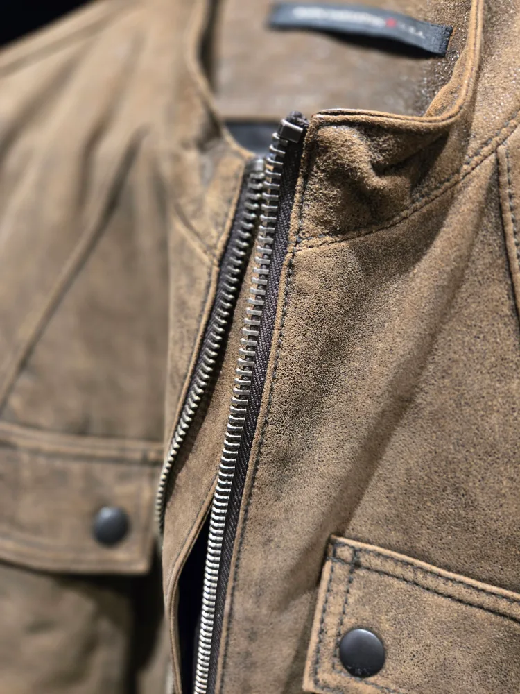 John Varvatos goat skin jacket image indicator(9)
