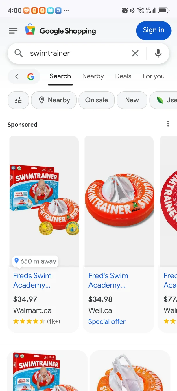 Freds Swimtrainer Classic - Swim Aid 🧡 thumbnail