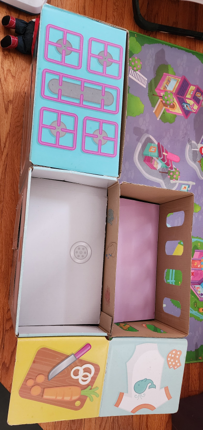 Cardboard Play Kitchen Set - photo 3