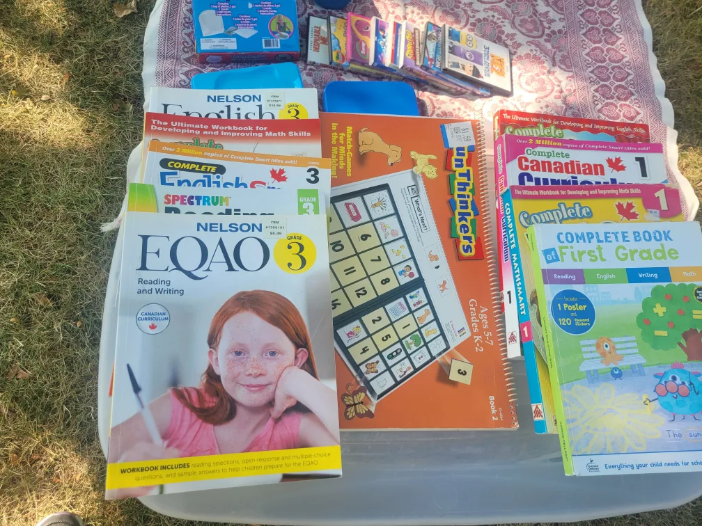 Grade 1 and Grade 3 books thumbnail