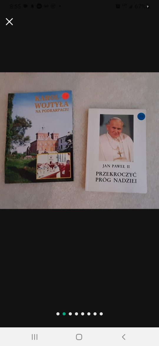 Karol Wojtyla & Jan Pawel II Polish Books $10 each