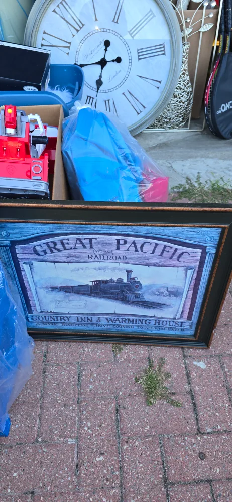 Great Pacific Railroad Framed Print thumbnail