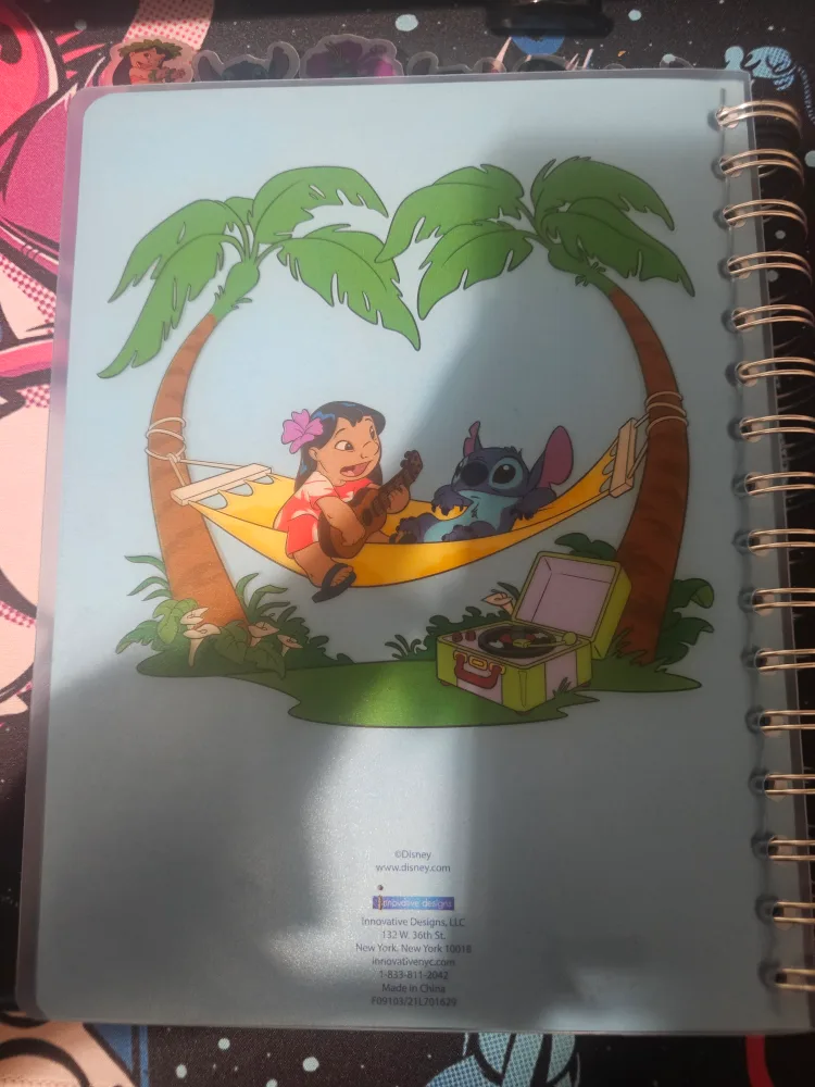 Disney Lilo & Stitch Spiral Notebook image indicator(2)