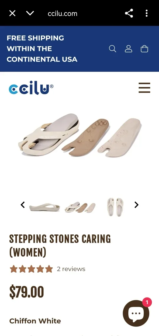 Ccilu Stepping Stones Caring Sandals - Women's US 5 image indicator(9)