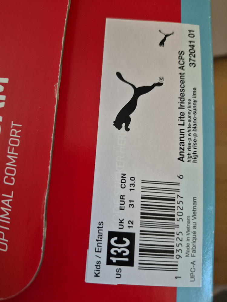 Puma Baby Kids Sports Running Shoes Grey Size 13C - photo 3