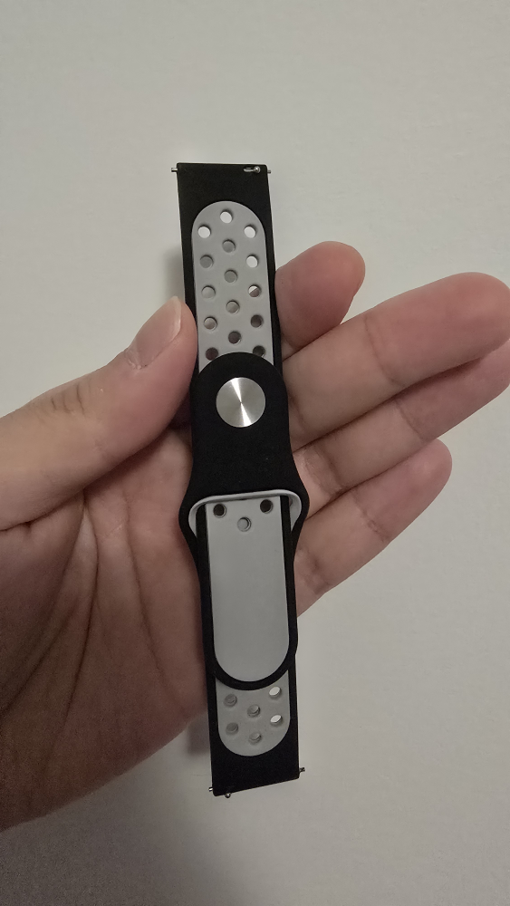 Smart Watch Band - Black with Rainbow Holes - photo 2