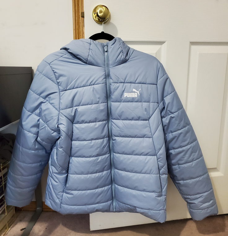 Puma Padded Jacket - XL - Light Blue - photo 2