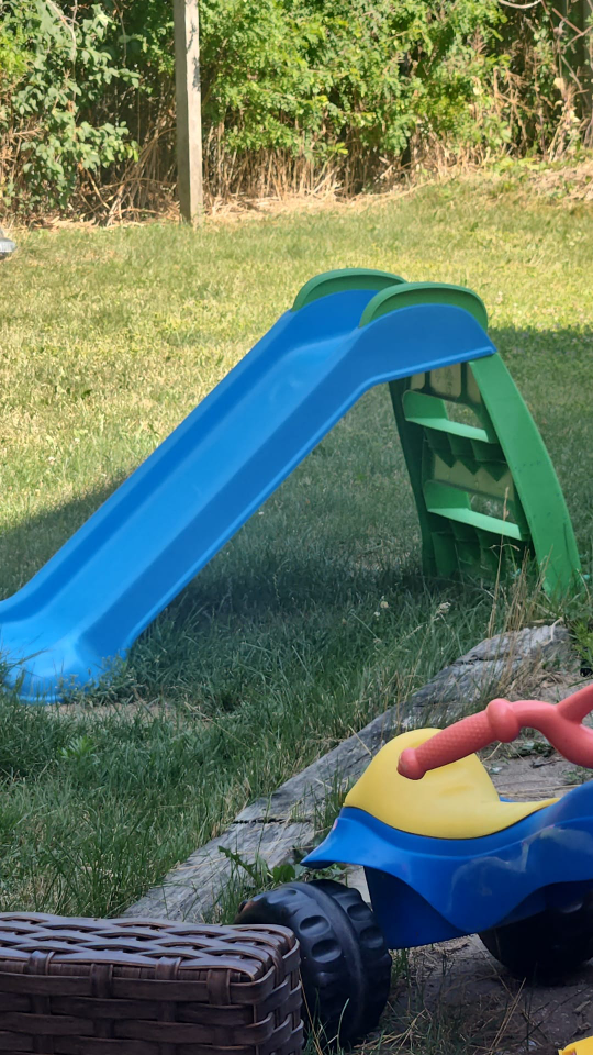 Kids Blue and Green Slide