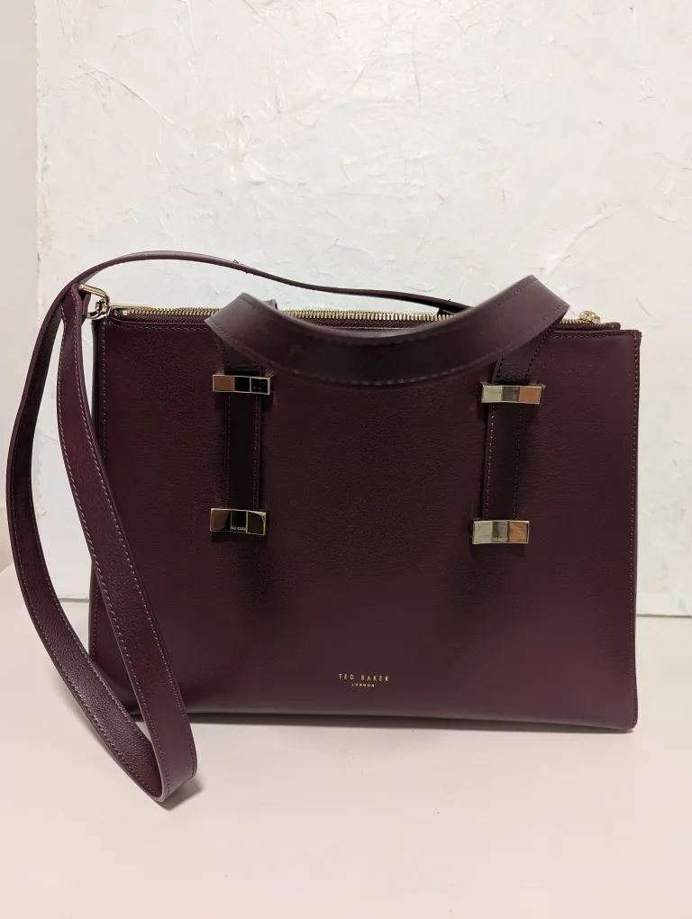 Ted Baker London Burgundy Tote Bag image indicator(4)