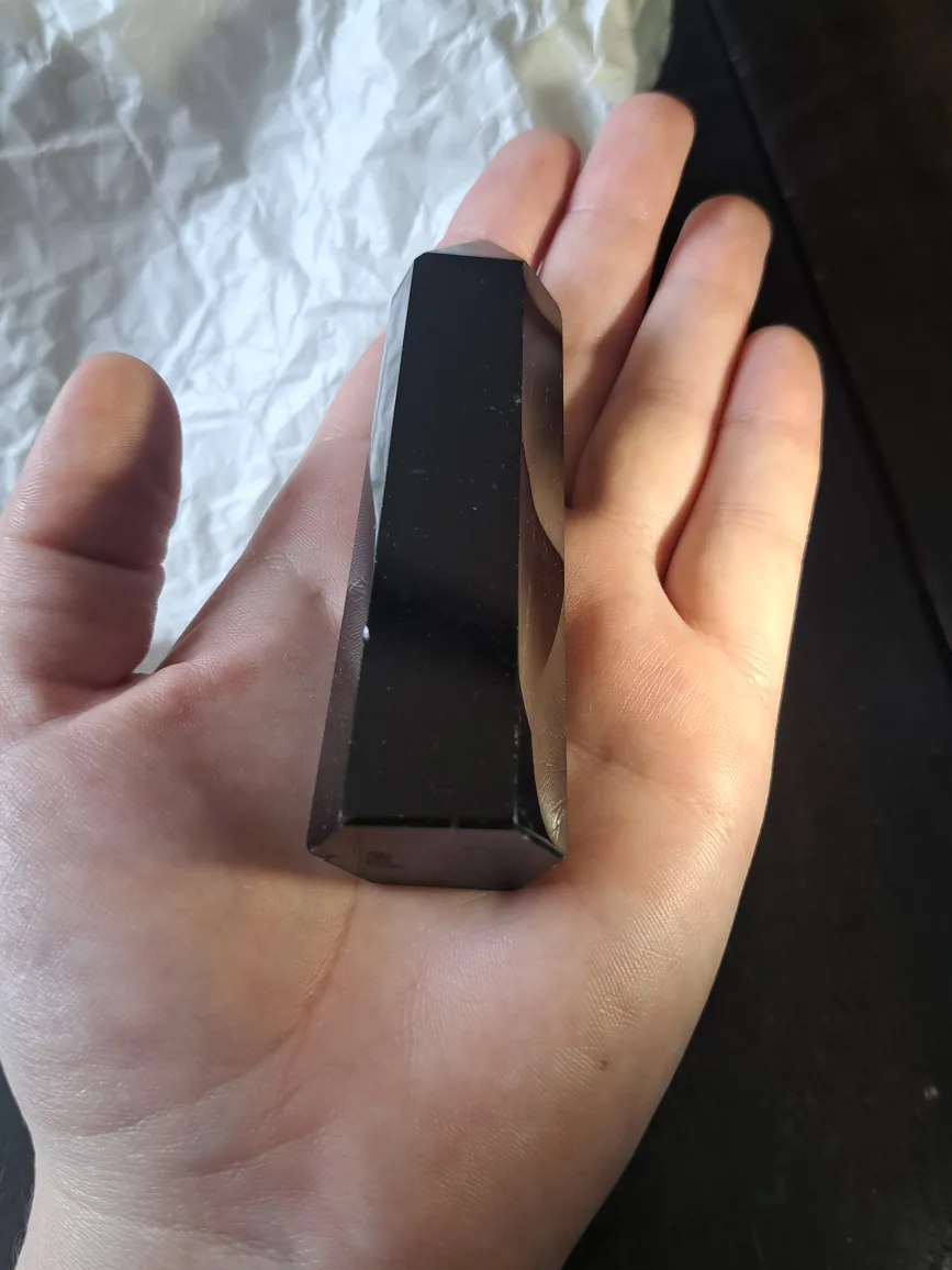 Black Obsidian Tower Crystal thumbnail