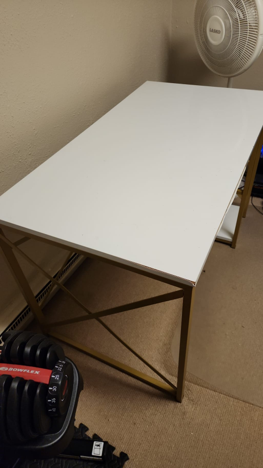 White & Gold Desk - photo 2