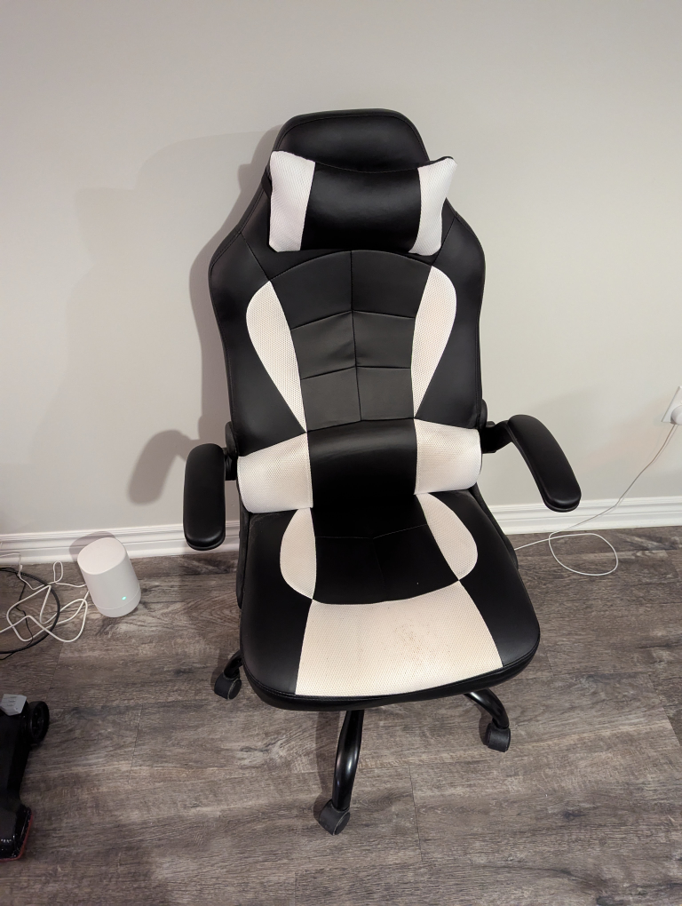 Black & White Gaming Chair