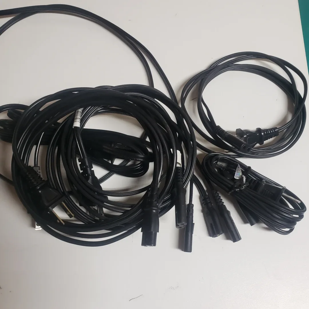 Assorted Cable box Power Cords image indicator(4)