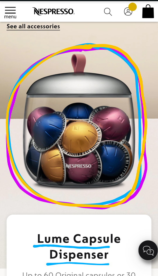 Nepresso Capsule Dispenser