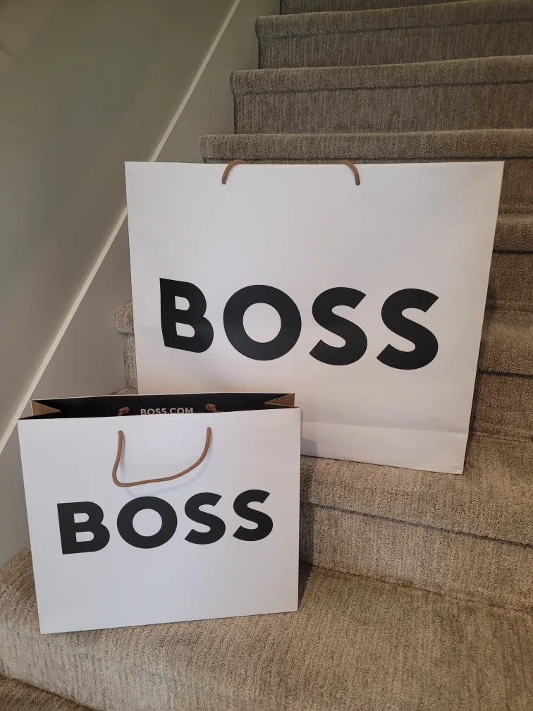 BOSS Shopping Bags - Two Sizes -Empty thumbnail