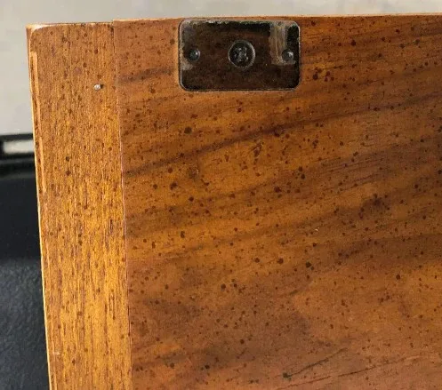 🥕Vintage Wood Cabinet Doors - Brass Ornate Detail image indicator(9)