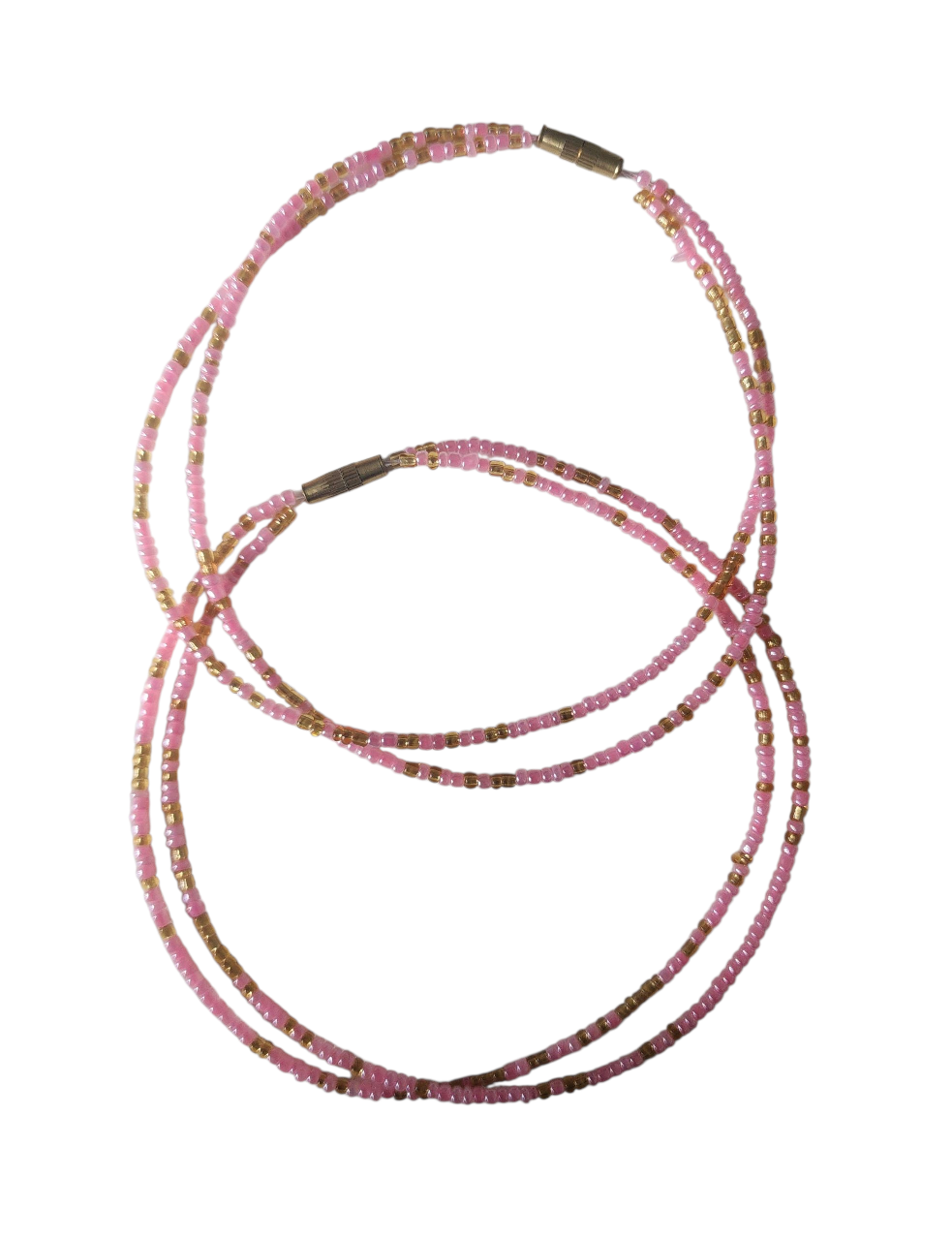( 2pcs set )Double handmade Beaded Anklets : $9.99 - photo 2