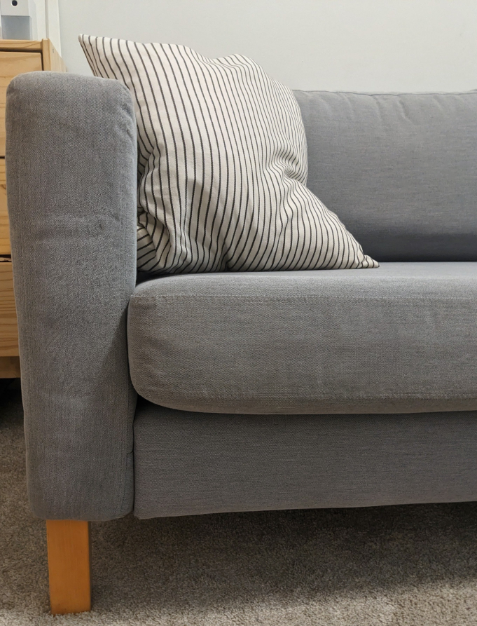Blue 3-Seater Couch - photo 2