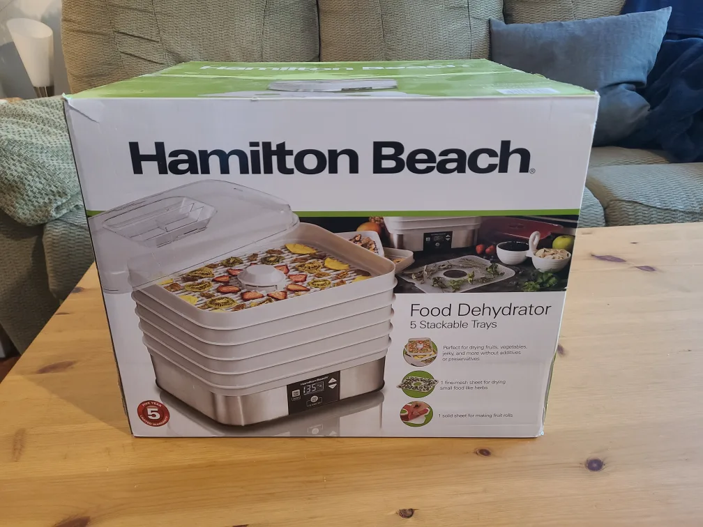 Hamilton Beach Food Dehydrator - 5 Stackable Trays
