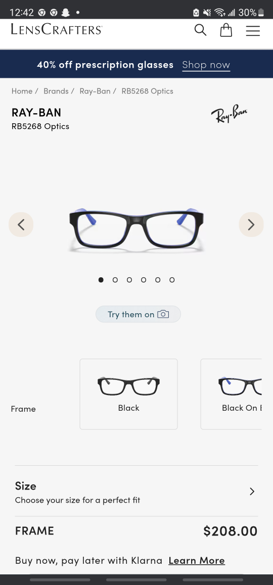 Ray-Ban RB5268 Optics Glasses - photo 2